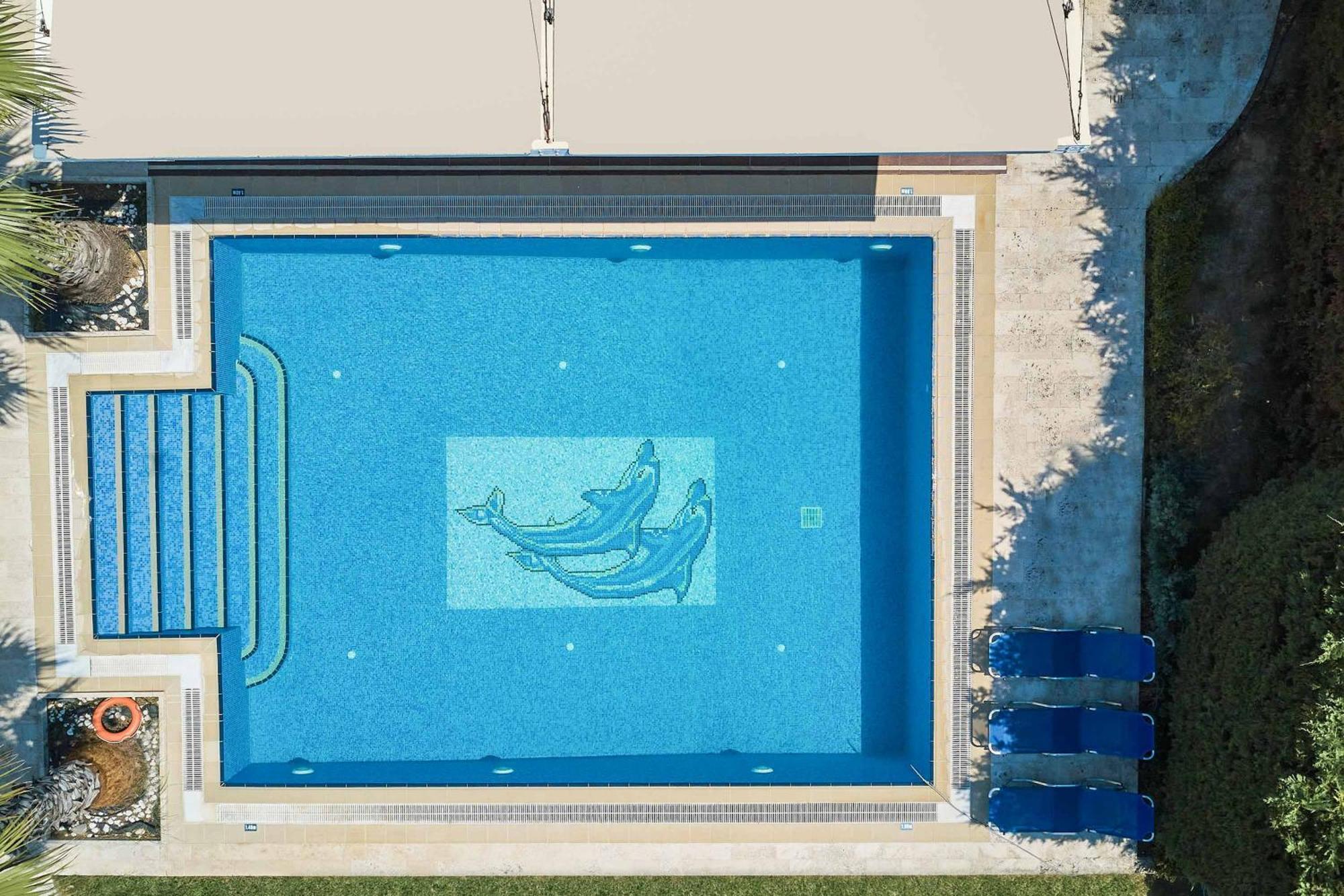 Villa St Dennis Makris Gialos  外观 照片