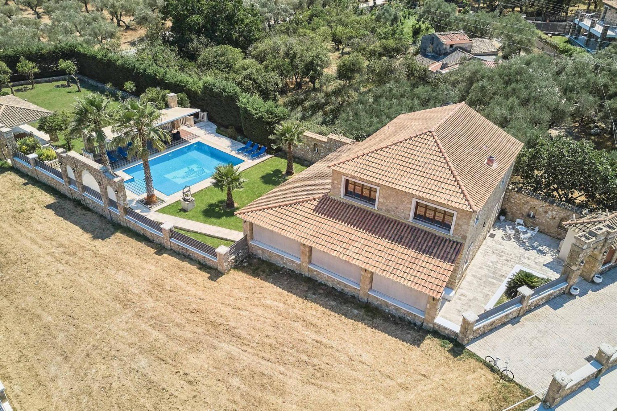 Villa St Dennis Makris Gialos  外观 照片